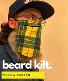 Beard Kilt (MacLeod Yellow Tartan) Beard Mask