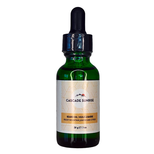 Cascade Sunrise Beard &amp; Shave Oil – Rocky Mountain Juniper Citrus