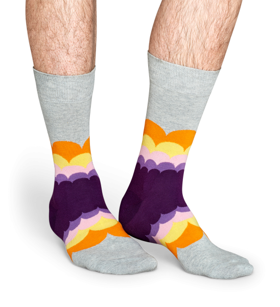 Rainbow Cloud Sock