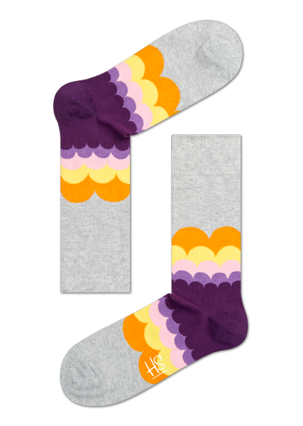 Rainbow Cloud Sock