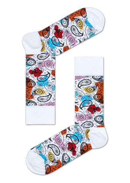 HS Abstract Paisley Socks